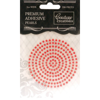 Adhesive Pearls - Radiant Red  (206pc - 3mm)