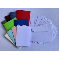 Assorted A6 Cards & Envelopes x 10 with envelopes
