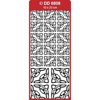Decorative Gothic Corners Peel Off Stickers