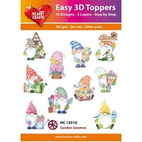 Hearty Crafts Garden Gnomes Die Cut Paper Tole