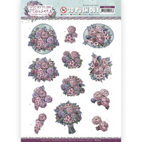 Yvonne Creations - Stylish Flowers - Sweet Bouquet - A4 Die Cut Paper Tole Decoupage