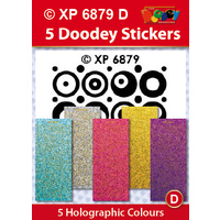 Retro Dots Soft Colours Holographic Assorted Pack
