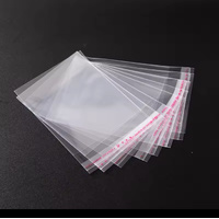A6 Resealable Clear Plastic Card Bag suitable for our 'P & B Sizes Cards' 100 pack