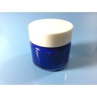 Blue Stencil Paint Pot