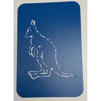 Australian Animals Kangaroo Stencil