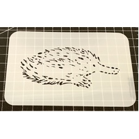 Australian Animals Echidna Stencil