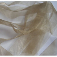 Organza Gold 25mm Ribbon x 5 mtrs