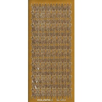Diamond 2 Mandala Border GOLD