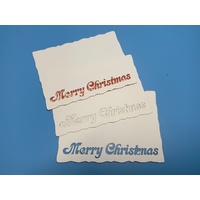 Merry Christmas Laser Cut Card Layers 