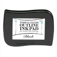 Black - Stamp and Colour - Outline Ink Pad 