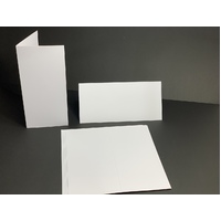 White 200GSM DL Cards Single Fold (10 Pack)