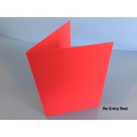 Size B (A6) Cards in Astrobrights Re Entry Red 10 Pack