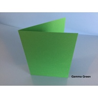 Size B (A6) Cards in Astrobrights Gamma Green 10 Pack