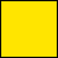 Square 130mm Cards Solar Yellow x 10 pack with envelopes