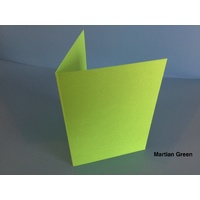 Size B (A6) Cards in Astrobrights Martian Green 10 Pack
