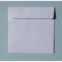 Square 130mm White Peel & Stick Envelope x 10