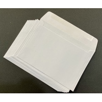 Economy C6 White 80gsm  Lick & Stick Envelope x 10 Australian Made