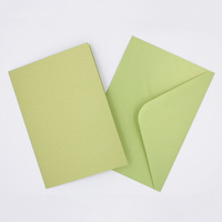Pearlised Mint Cards & Envelopes Size 105mmx150mm Qty 4