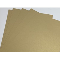 Gold 230gsm Shimmer Card A4