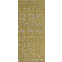 Numbers Large GOLD