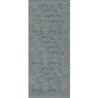 Best Wishes Large SILVER