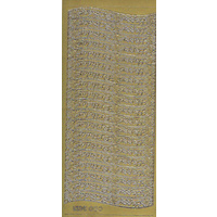 Happy Birthday Banner and Flowers GOLD