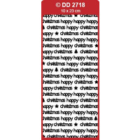 Happy Christmas with Stars and Trees
