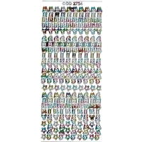 Merry Christmas & Stars Vertical MULTI