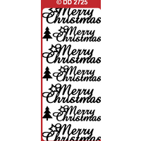Merry Christmas Sticker Large