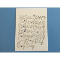 Happy Fathers Day Ivory Card Wording