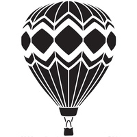 Dreamweaver Hot Air Balloon Stencil