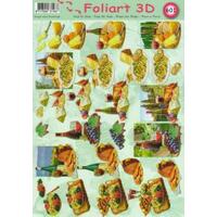 Food & Wine Mini Designs Themed Paper Tole/Decoupage