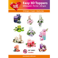 Candles & Flowers 3D Paper Tole