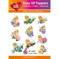 Hearty Crafts Easter Chicks Die Cut Paper Tole