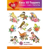 Hearty Crafts Birds & Budgies Die Cut Paper Tole