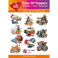 Hearty Crafts Jobs and Work Die Cut Paper Tole