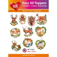Hearty Crafts Deer Forest Die Cut Paper Tole