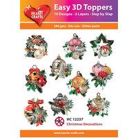 Hearty Crafts Christmas Decorations Die Cut Paper Tole