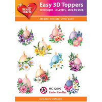 Hearty Crafts Easter Candles Die Cut Paper Tole