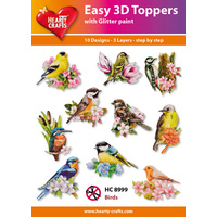 Hearty Crafts Birds Die Cut Paper Tole
