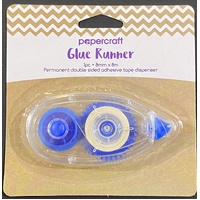 Papercraft Permanent Glue Tape Runner 8mm x 8mtr