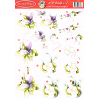 Flowers & Baskets Paper Tole Sheet