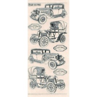 Vintage Cars Transparent SILVER