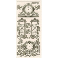 Clocks, Hour Glasses and Flowers Transparent