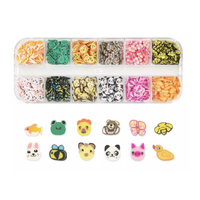 12 x Animal Flat Resin Shapes