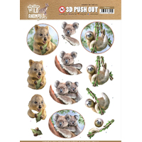 Wild Animals Outback Koala A4 Die Cut Paper Tole Decoupage