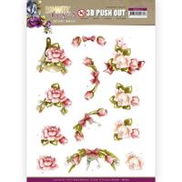 Find It Trading Precious Marieke Pretty Flowers Romantic Pink Roses Die Cut Sheet