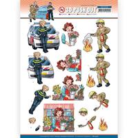 Big Guys Professions Femal Professions A4 Die Cut Paper Tole Decoupage