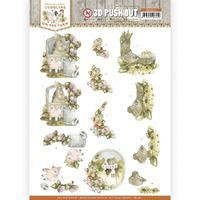 Cuddling on the Farm Duck Paper Tole/ Decoupage Die Cut Sheet