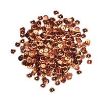 Sequins 5mm Cupped Copper